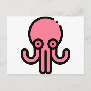 Octopus Postcard