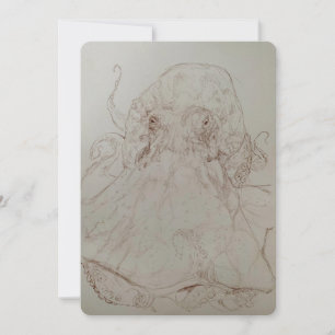 Octopus Rejuvenation Maureen Girard Octopod Sea   Thank You Card