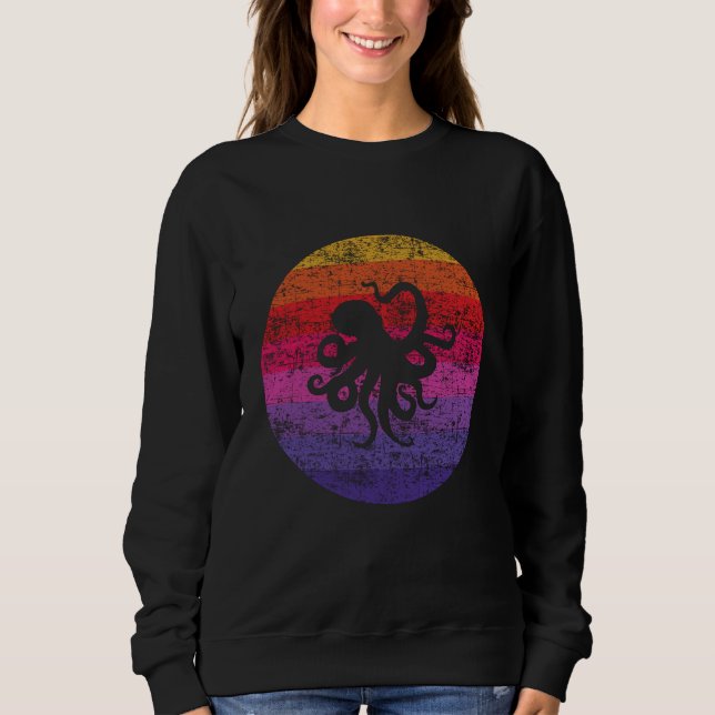Octopus Retro Sweatshirt (Front)