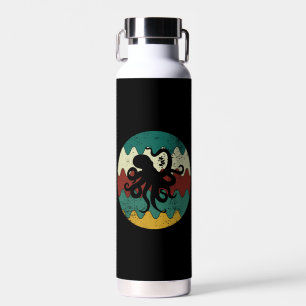 Octopus Retro Water Bottle
