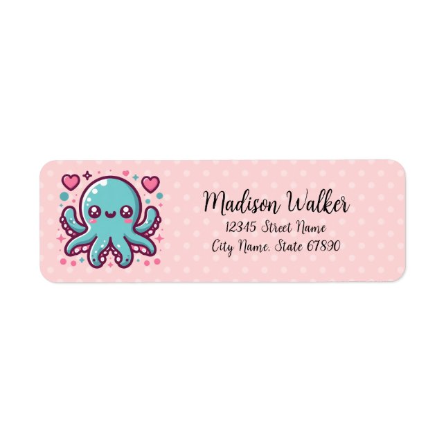 Octopus Return Address Labels (Front)