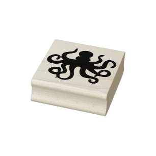 Octopus Rubber Stamp