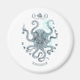 Octopus - Salt Club 76 - Down by the Sea Magnet