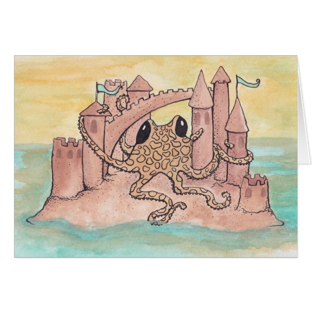 Octopus & Sandcastle (Front Horizontal)