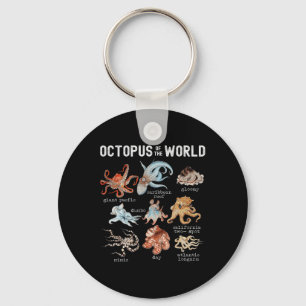 Octopus Sea Animals Of The World Octopus Lover Key Ring