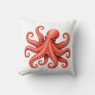 Octopus Sea Life Ocean Animal Design Cushion