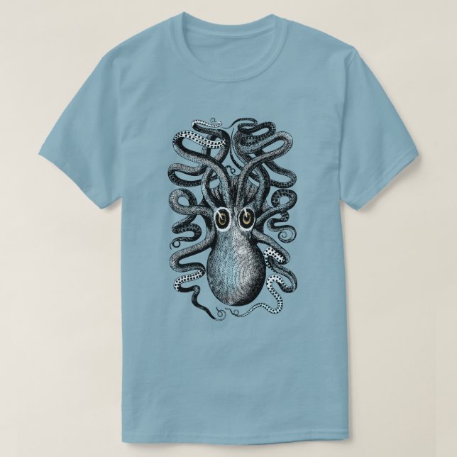 Octopus Sea Monster T-Shirt (Design Front)