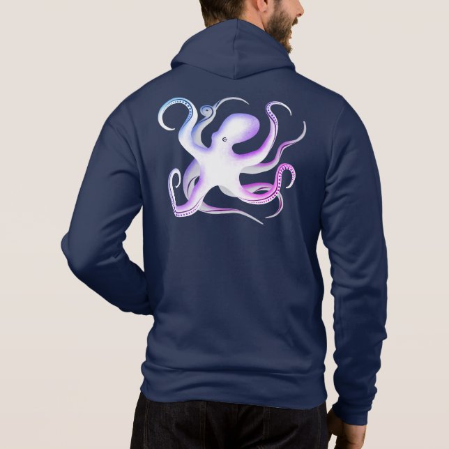 Octopus Silhouette Hoodie (Back)
