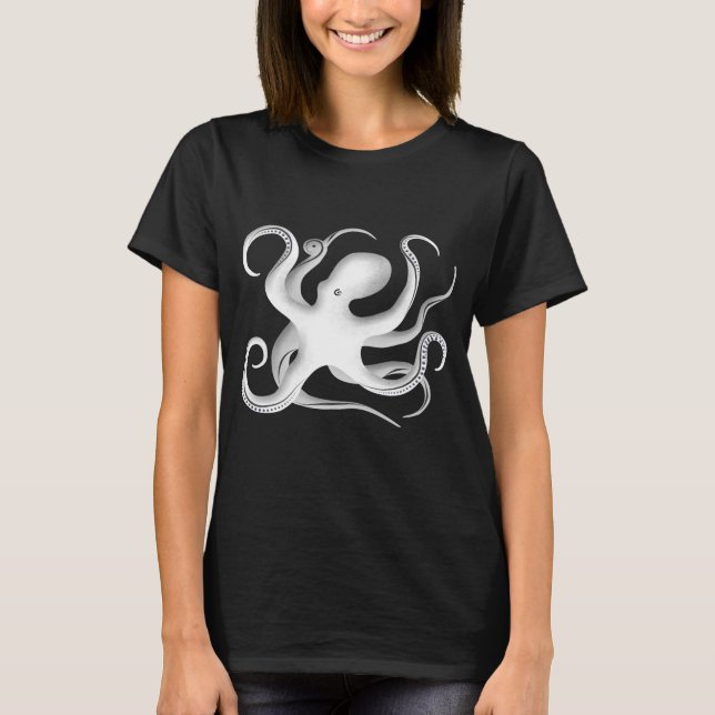 Octopus Silhouette T-Shirt (Front)