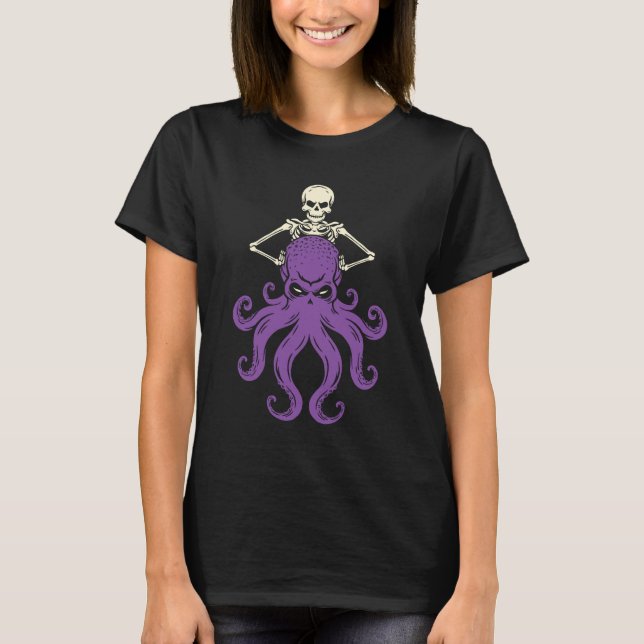 Octopus Skeleton T-Shirt (Front)