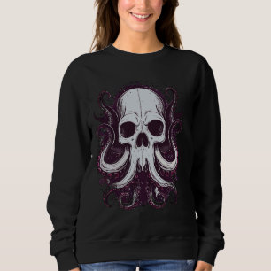 Octopus Skull Monster Kraken Cthulhu Skull for Men Sweatshirt