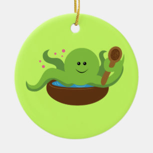 Octopus Soup Ceramic Tree Decoration