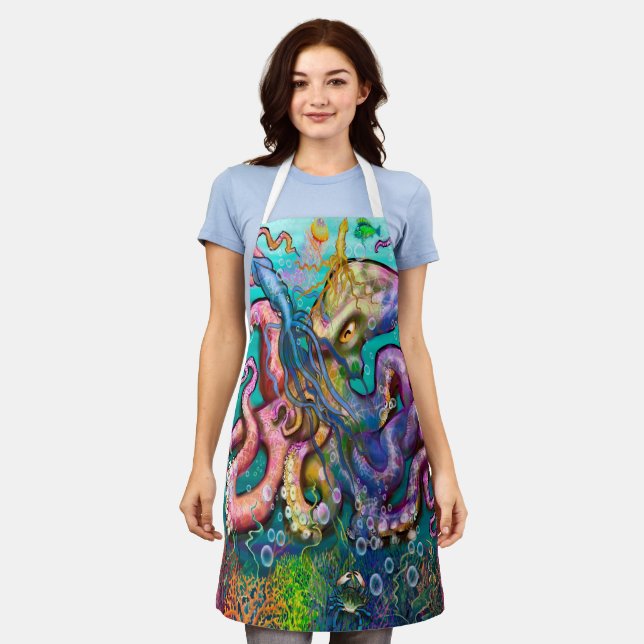 Octopus Spuid Apron (Worn)