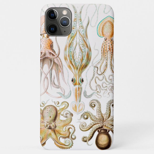 Octopus Squid, Gamochonia by Ernst Haeckel Case-Mate iPhone Case (Back)