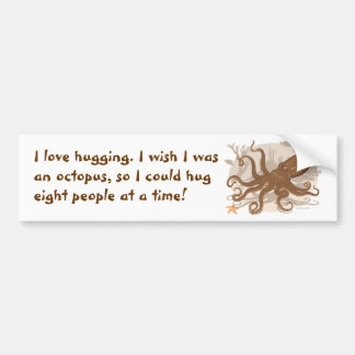Octopus Starfish Coral Reef Bumper Sticker