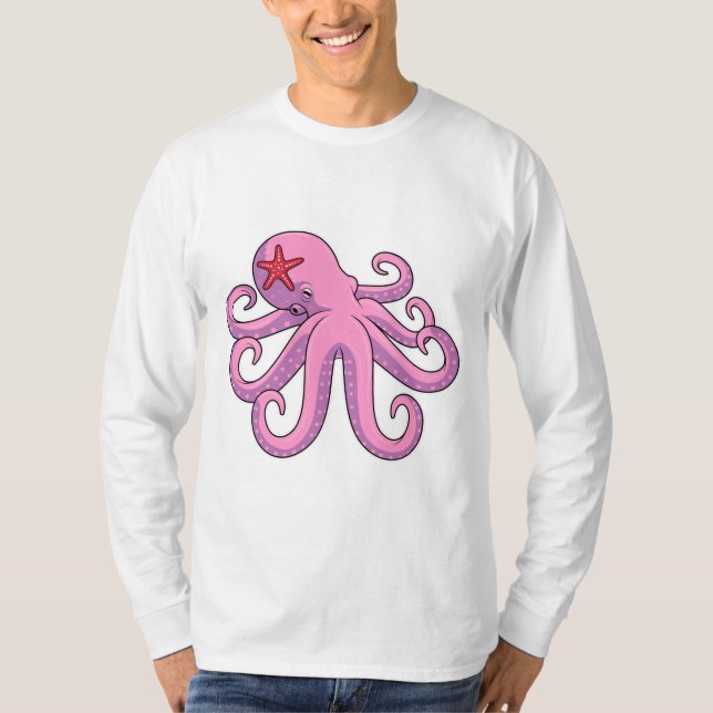 Octopus Starfish T-Shirt (Front)