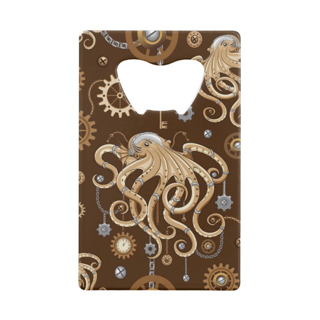 Octopus Steampunk Retro Mechanical Fantasy (Front)