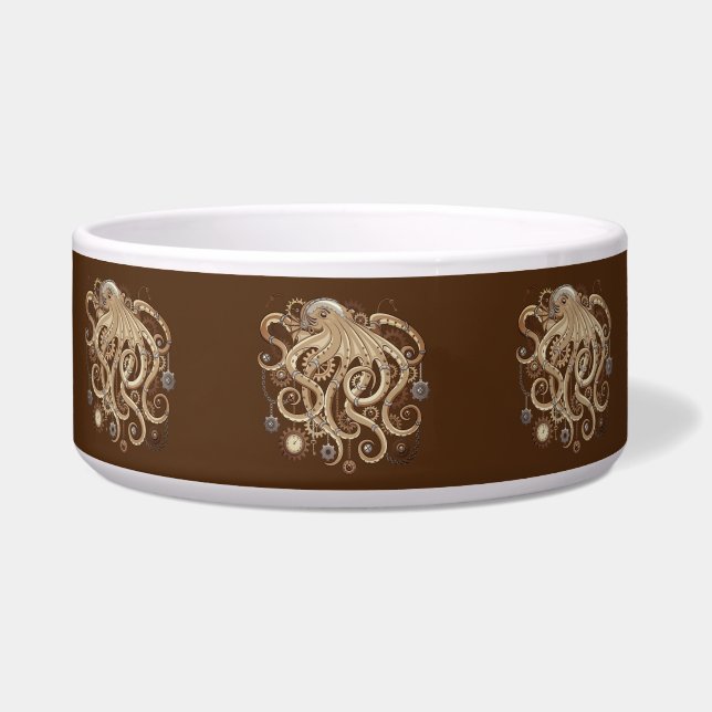Octopus Steampunk Retro Mechanical Fantasy (Front)