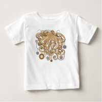 Octopus Steampunk Retro Mechanical Fantasy