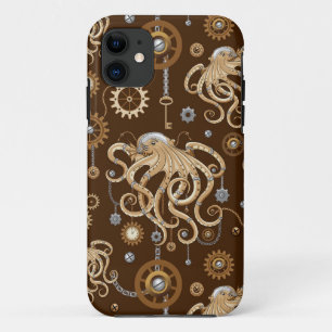 Octopus Steampunk Retro Mechanical Fantasy Case-Mate iPhone Case
