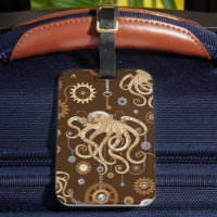 Octopus Steampunk Retro Mechanical Fantasy