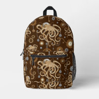 Octopus Steampunk Retro Mechanical Fantasy