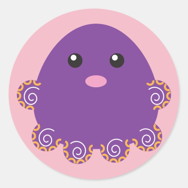 Octopus Sticker (Front)