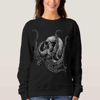 Octopus Sugar Skull Graphic T-Shirt Sweatshirt