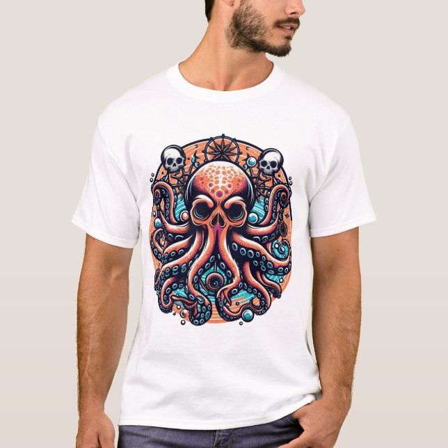 Octopus t-shirt design (Front)