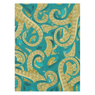 Octopus Tablecloth Art Design