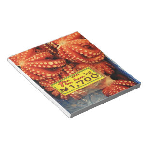 Octopus Tako たこ Tsukiji Fish Market, Tokyo, Ja Notepad