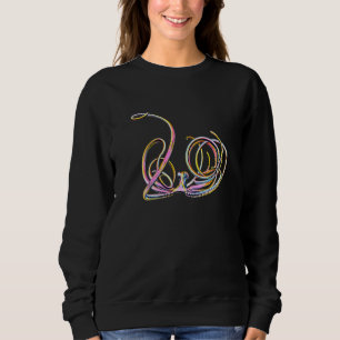 Octopus Tentacle Motif Squid Ocean Animals Octopus Sweatshirt