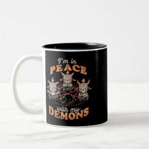 Octopus Tentacles Anatomical Heart Cardiologist He Two-Tone Coffee Mug