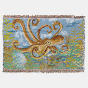 Octopus Throw Blanket