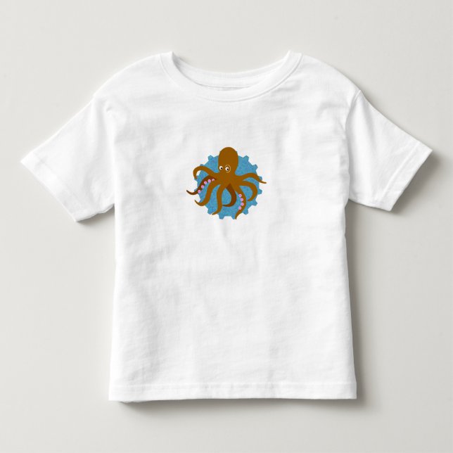 Octopus Toddler T-Shirt (Front)