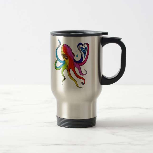 Octopus Travel Mug (Right)