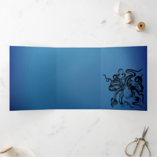 Octopus Tri-Fold invitation