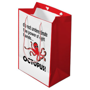 Octopus Under The Sea Cute Funny  Medium Gift Bag