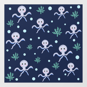 Octopus under the sea kids pattern