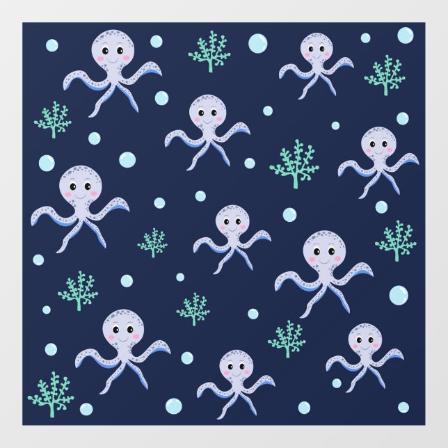 Octopus under the sea kids pattern (Sheet)