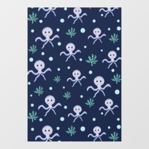 Octopus under the sea kids pattern