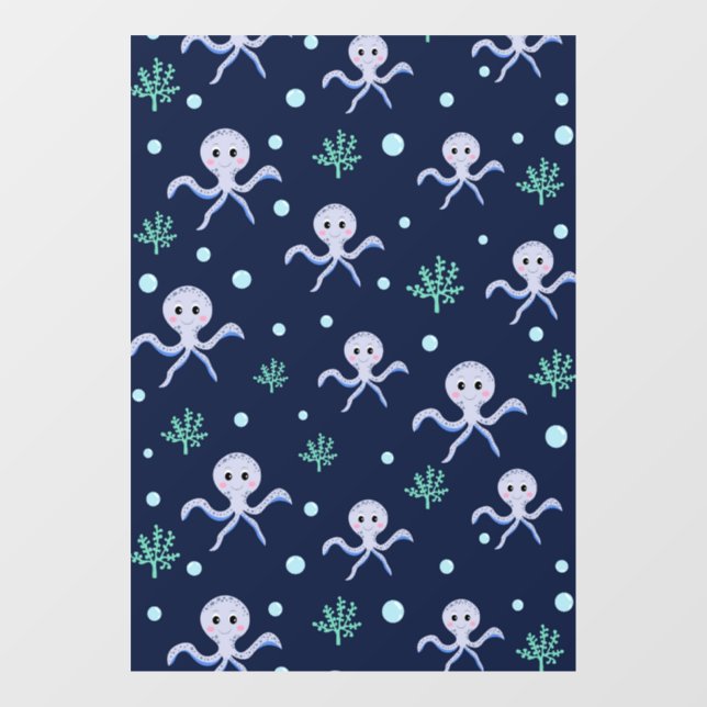Octopus under the sea kids pattern (Sheet)