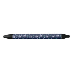 Octopus under the sea kids pattern black ink pen
