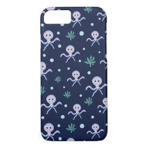 Octopus under the sea kids pattern Case-Mate iPhone case