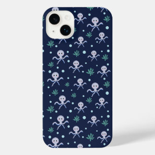 Octopus under the sea kids pattern iPhone 14 plus case