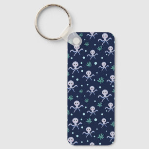 Octopus under the sea kids pattern key ring