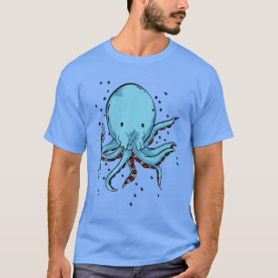 Octopus Vintage Retro Octopus Sea Creatures T-Shirt