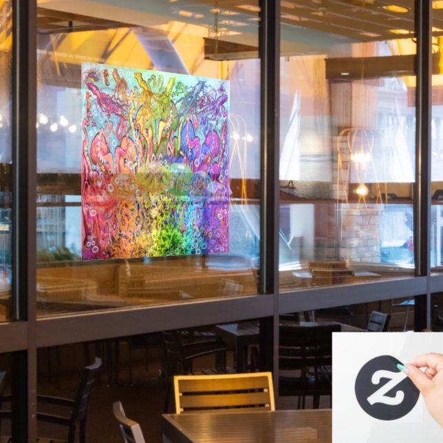 Octopus Window Cling (Restaurant Window)