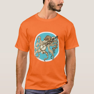 Octopus with a Banjo T-Shirt