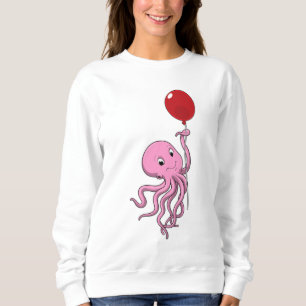 Octopus with Balloon Sweatshirt